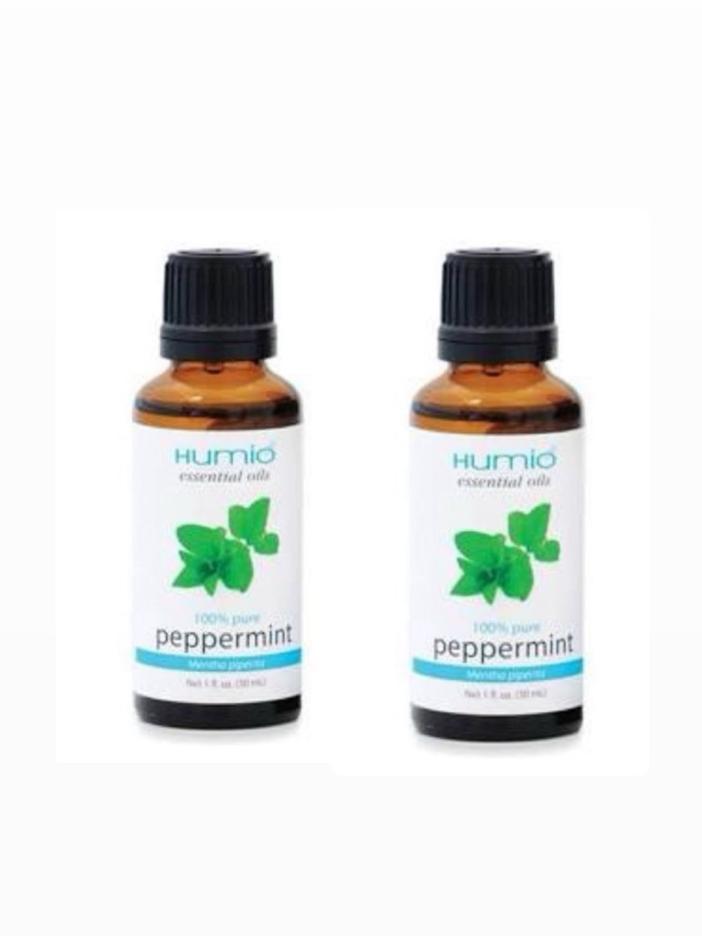 Quantity Two New Peppermint Essential Oil 100% Pure 1 oz / 30 mL